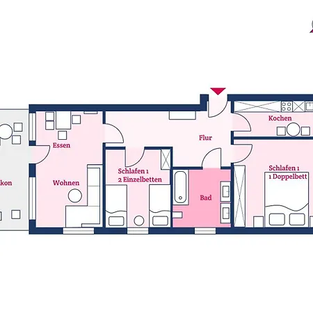 Haus Halligblick 18 * Wyk auf Foehr